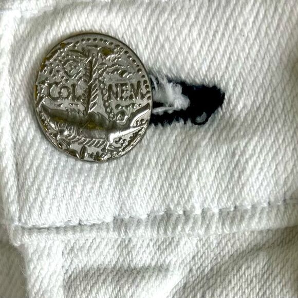 Anthropologie McGuire Ginsburg Bootcut High Rise White Jeans - Picture 8 of 16